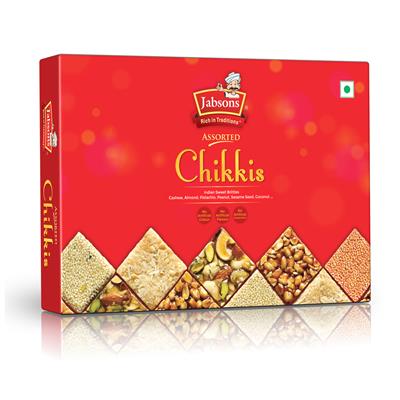 JABSONS CHIKKI ASSORTED 400GR