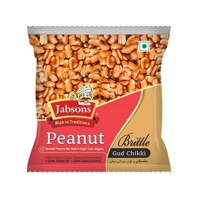 JABSONS CHIKKI PEANUT GUD 12 x 100gr