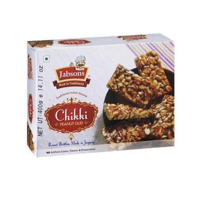 JABSONS CHIKKI PEANUT GUD 12 x 100gr